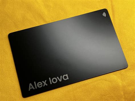 Metal Nfc Business Cards Printable Cards