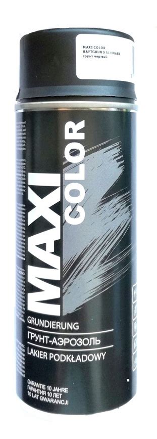 Maxi Color Podk Ad Czarny Farba Lakier Akryl Spray Ml Mx Za