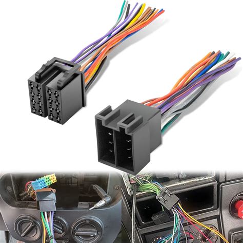 Amazon DKMUS Universal ISO Car Radio Wire Cable Wiring Harness