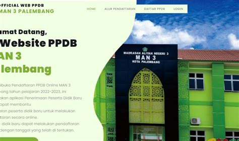 PPDB MAN 3 Palembang Tahun 2022 Mulai Dibuka MAN3PLG SCH ID