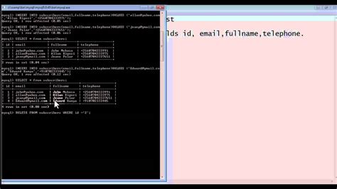 Create Mysql Database On Command Line Interface Using Mysql Commands