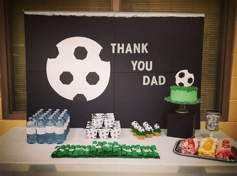 Fathers Day Soccer Themed Thank You Dad Father S Day Celebration