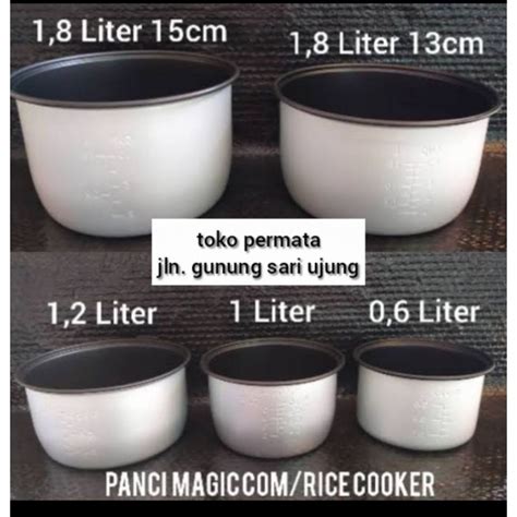 Jual Panci Dalaman Rice Cooker Magic Miyako Liter Liter