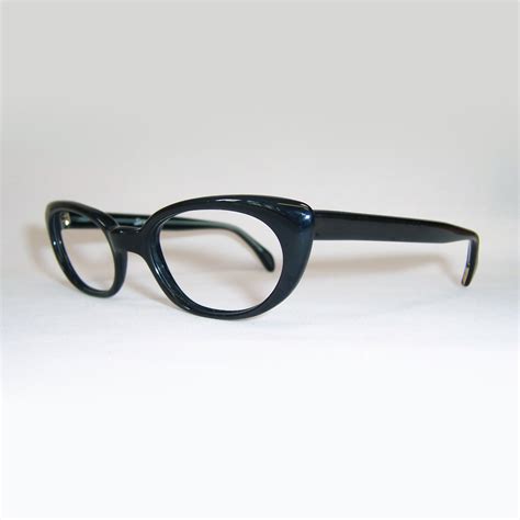 Classic 1950 60s Bronze Cat Eye Glasses Dead Mens Spex