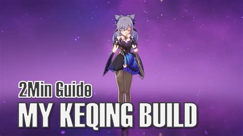 How To Build Keqing For Aggravate Genshin Impact Keqing Build Guide Youtube