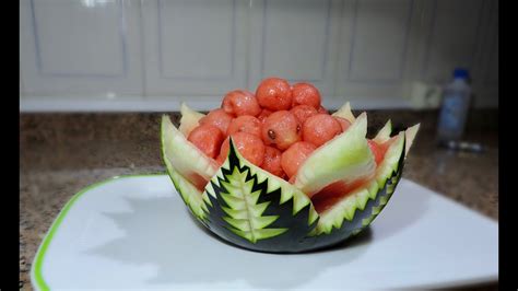 Original Form To Cut And Serve Watermelon By J Pereira Art Carving Youtube