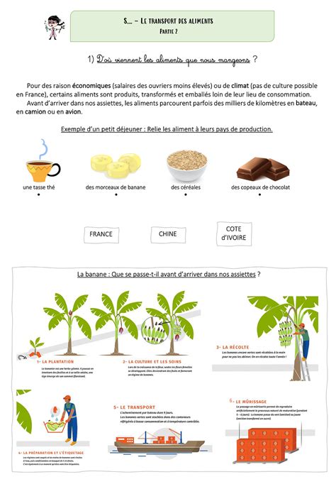 Origine Et Conservation Des Aliments Cycle 3