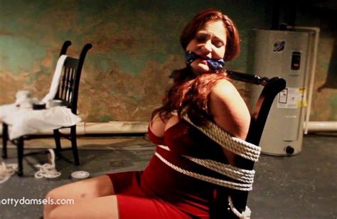 Vivian Ireene Pierce Chairbound Damsel Knottydamsels At Bondage M F