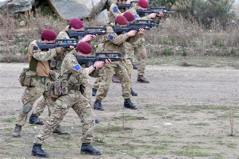 British Paratroopers and French Foreign Legion Paratroopers train together