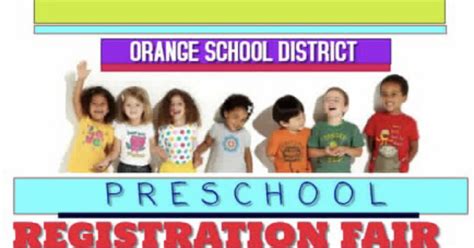 Orange Board Of Education Announces Pre School Registration Date