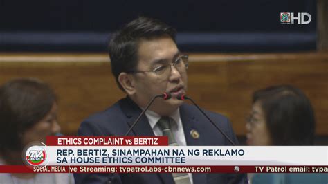 TV Patrol On Twitter TVPatrol Rep Bertiz Sinampahan Na Ng Reklamo