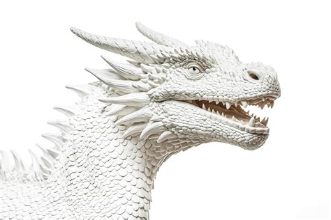 White Dragon Head Sculpture 48179181 Stock Photo At Vecteezy