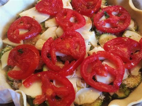 Torta Salata Con Zucchine Alici E Fiori Di Zucca Facile Veloce Ed