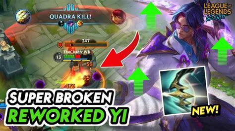 REWORKED MASTER YI IS SUPER BROKEN NEW BEST BUILD RUNES Wild