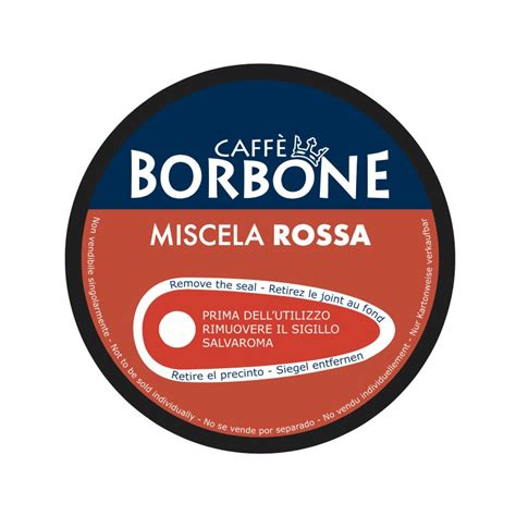 90 Capsules Red Blend Comp Dolce Gusto Caffè Borbone