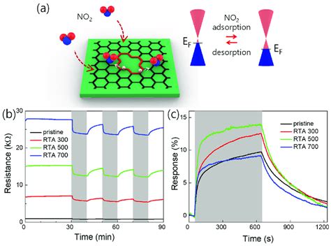 A Schematic Illustration Of The Expected No Gas Sensing Mechanism Of