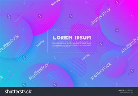 Geometric Background Circle Shape Wallpaper Eps10 Stock Vector Royalty