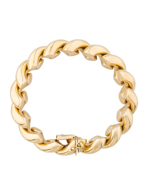 14K Gold Link Bracelet Bracelets FJB21418 The RealReal