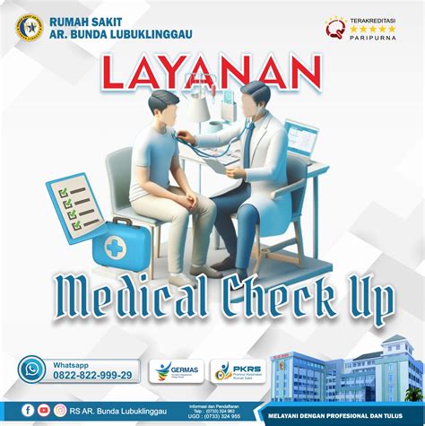 Layanan Medical Check Up MCU RS AR Bunda Lubuklinggau