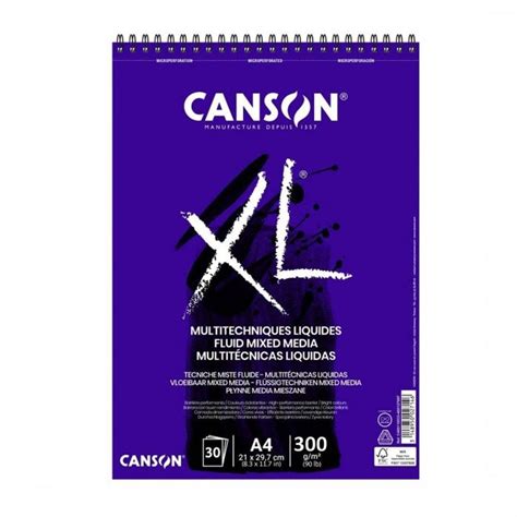 Bloco De Papel Canson Xl Aquarelle G A Folhas Casas Bahia