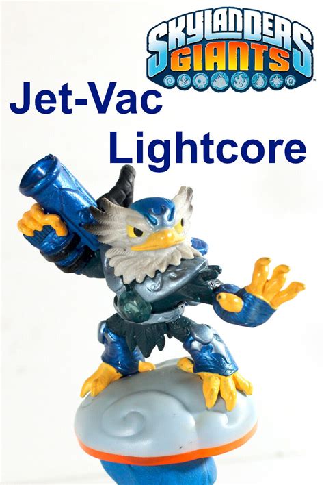 Jet Vac Lightcore Skylanders Giants Figure Preowned Loose