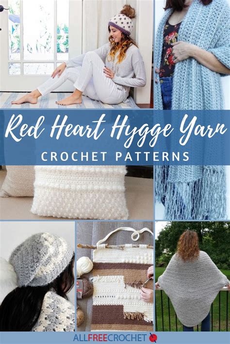 30 Red Heart Hygge Yarn Crochet Patterns Crochet Patterns Crochet