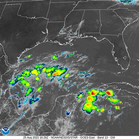 Idalia satellite images from invest to Category 3 hurricane landfall