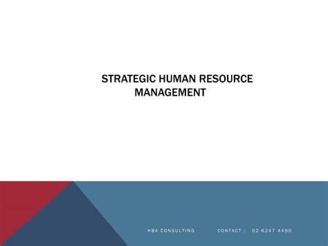 Ppt Strategic Human Resource Management Powerpoint Presentation Id 1564287