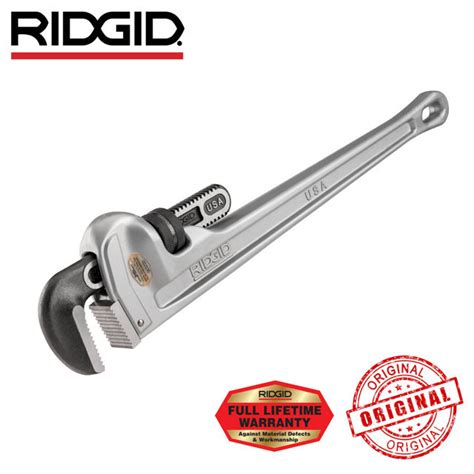 Jual Kunci Pipa 18 Inch RIDGID 31100 Aluminium Straight Pipe Wrench