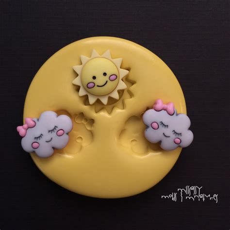 SUN CLOUDS SILICONE MOLD Idolci