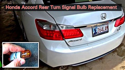 How To Replace Front Turn Signal Bulb Honda Civic