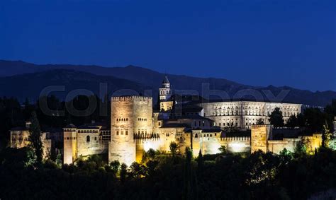 Alhambra by night | Stock image | Colourbox