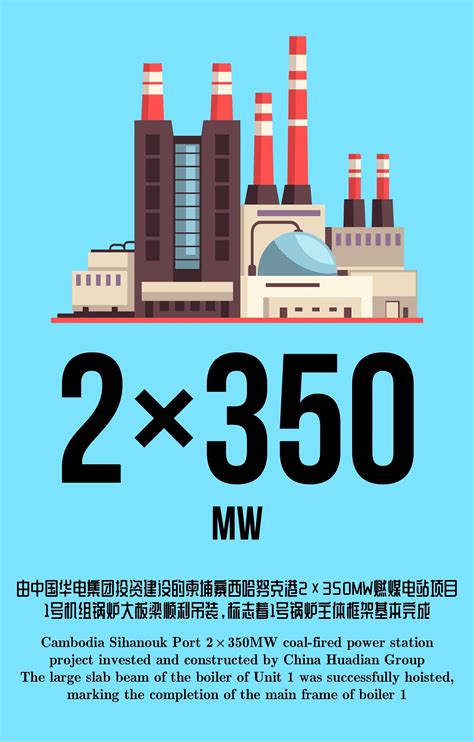 中国华电投建的柬埔寨西港项目1机组锅炉大板梁顺利安装 见道网