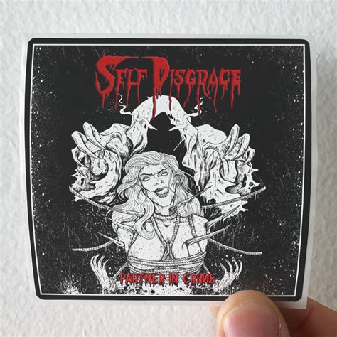 Self Disgrace Partner In Crime Album Cover Sticker