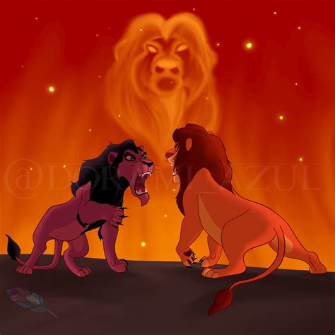 Scar vs Simba by zPartyBusx on DeviantArt