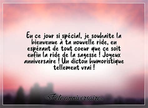 Texte D Anniversaire Humoristique Textes Dr Les Pour L