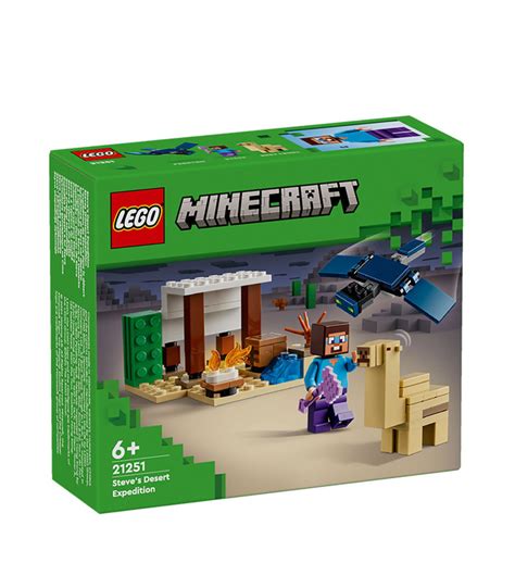 LEGO MINECRAFT 21251 STEVES DESERT EXPEDITION AGE 6 BUILDING BLOCKS