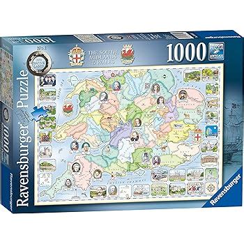 Ravensburger British Isles Map Pc Jigsaw Puzzle Amazon Co Uk Toys