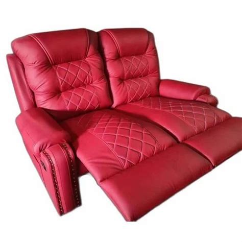 Rexine Manual Red Recliner Sofa At Rs 31000 Piece In Mumbai ID