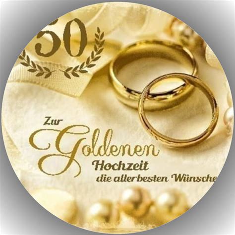 Premium Esspapier Tortenaufleger Tortenbild Goldene Hochzeit T8