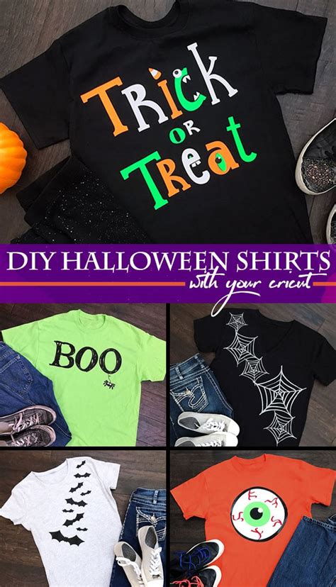 Make Your Own Halloween Shirts With Your Cricut 100 Directions