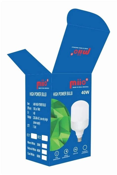 Kraft Paper Led Bulb Printed Packaging Box At Rs Piece Led Bulb