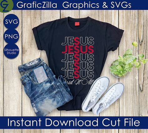 Jesus Paid It All Svg Christian Svg Christian Faith Etsy