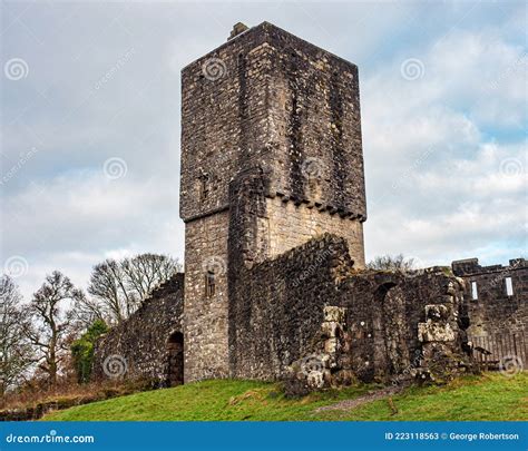 Mugdock Castle Made In 13th Century In Mugdock Country Park. Milngavie ...