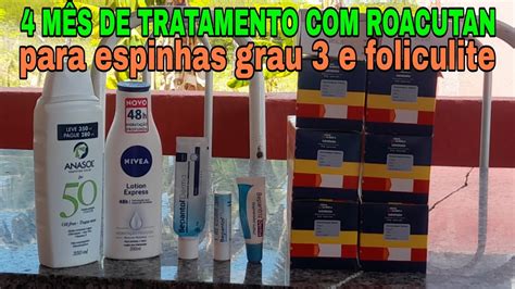 Roacutan Para Acne Grau E Foliculite No Couro Cabeludo M S De