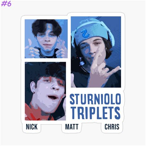 Sturniolo Triplets Sticker Christopher Sturniolo Sticker Etsy