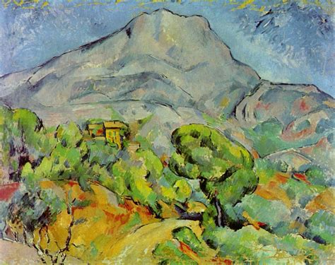 Road near Mont Sainte-Victoire - Paul Cezanne - WikiArt.org ...