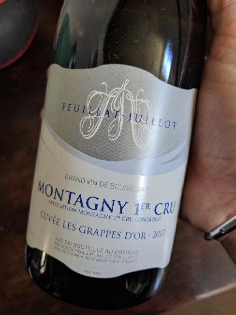 Domaine Feuillat Juillot Montagny Er Cru Les Grappes D Or Blanc