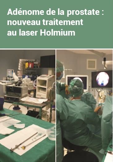 Adénome de la prostate lefficacité dun nouveau traitement au laser