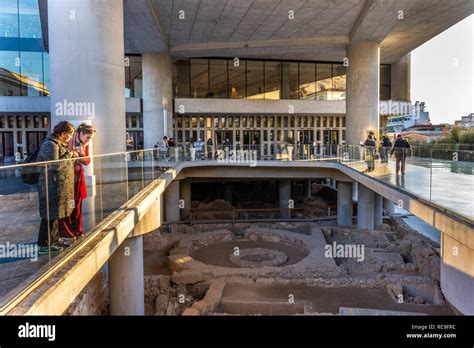 Entrance Of The Acropolis Museum In Athens Greece Stock Photo Alamy